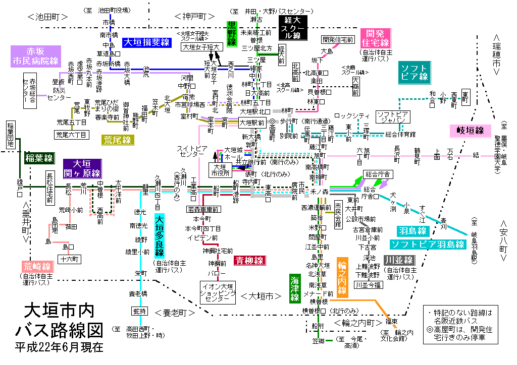 神戸市営バス 路線図